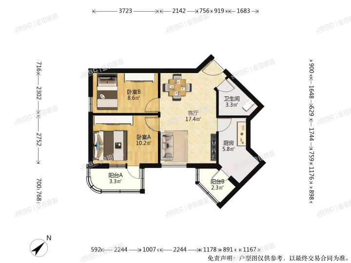 丰台区苗圃东里10楼101