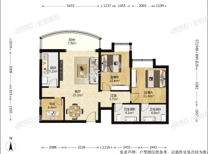 丰台区骏景园中区12号楼303室（珠江骏景园）