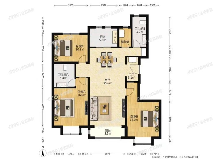 大兴区 鹿华路1号院13号楼1单元302室（中信新城西区）