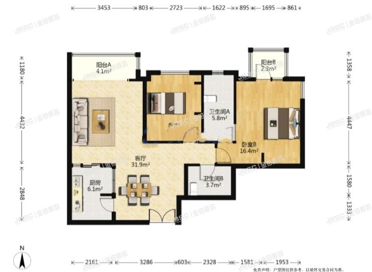海淀区 海淀中街15号2号楼16层1881室（远中悦莱）