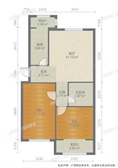 顺义区 港馨家园己1号楼2单元1601室