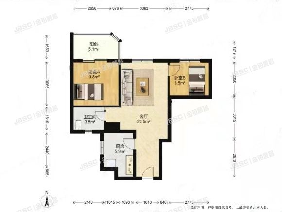 丰台区 造甲街南里11号楼605室