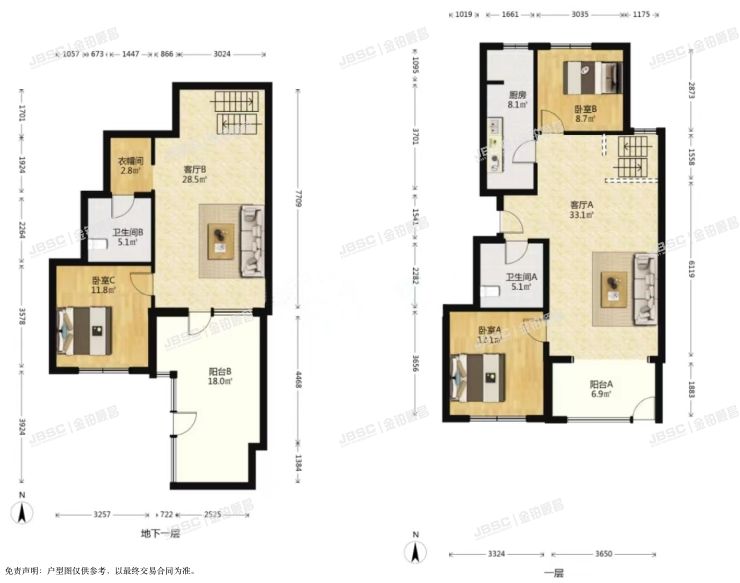 朝阳区 东坝中街12号院21号楼-1至1层1单元102室（首开常青藤）