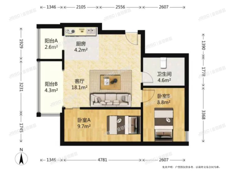 丰台区 久敬佳园三区3号楼1单元103室
