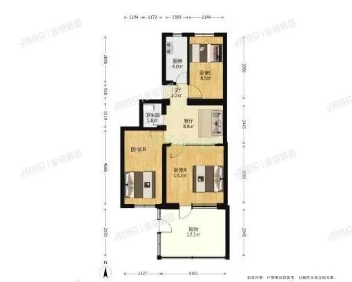 朝阳区 幸福二村19号楼4单元101室