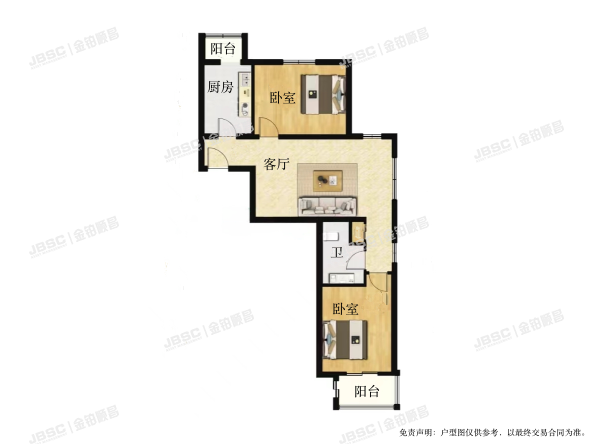 通州区 中山大街56号院4号楼1单元1401室（帅府园二期）