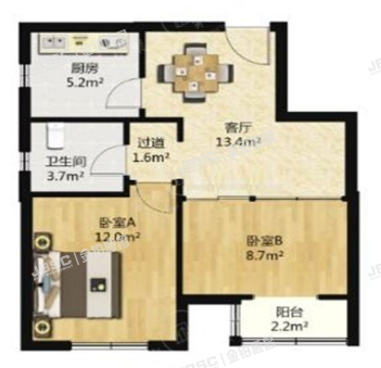 大兴区 旧桥路12号院4号楼4单元602室（旧宫新苑北区）