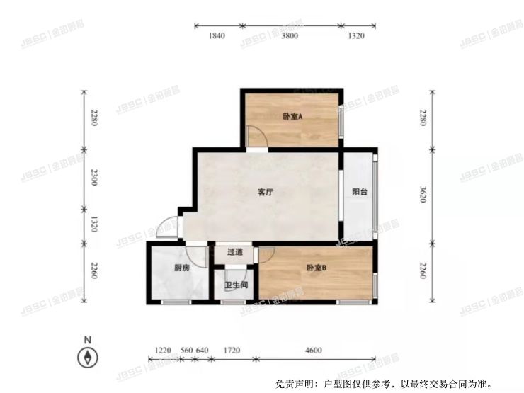 房山区 燕山迎风西里3号楼2008室