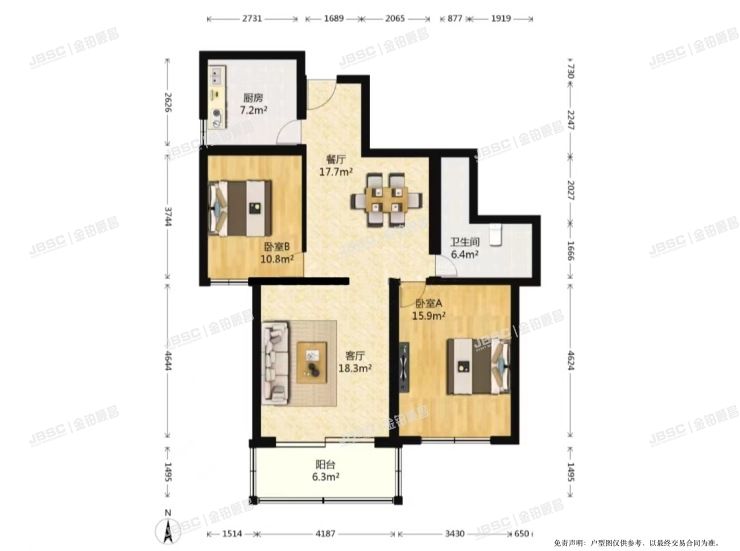 朝阳区 华威南路3号楼104室（华辉苑）