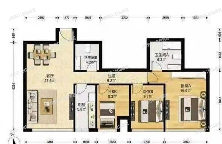 大兴区 天华街9号院10号楼202室（珺悦国际）