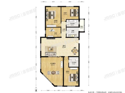 丰台区 银地家园28号楼1单元1101室