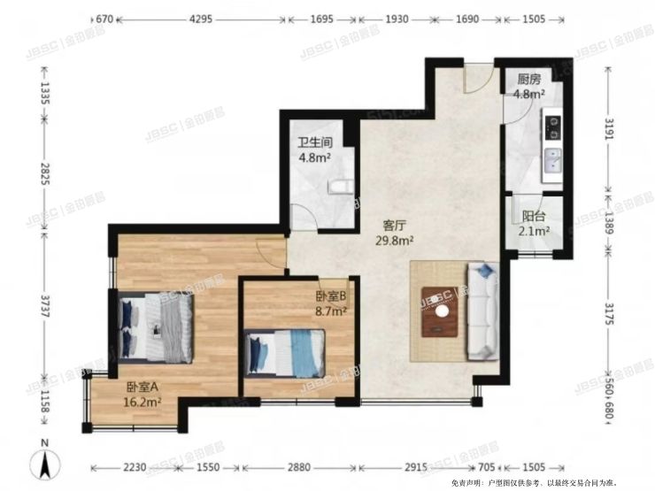 房山区 长阳镇嘉州水郡116号604室（加州水郡三期）