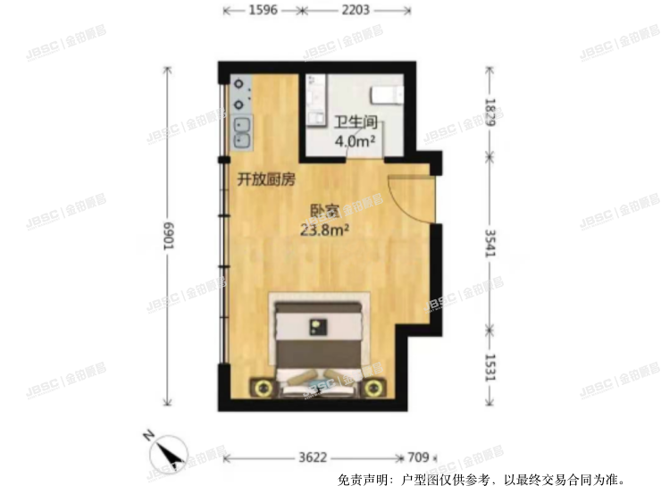 丰台区 西四环南路103号院1号楼12层1305室（设计师广场）