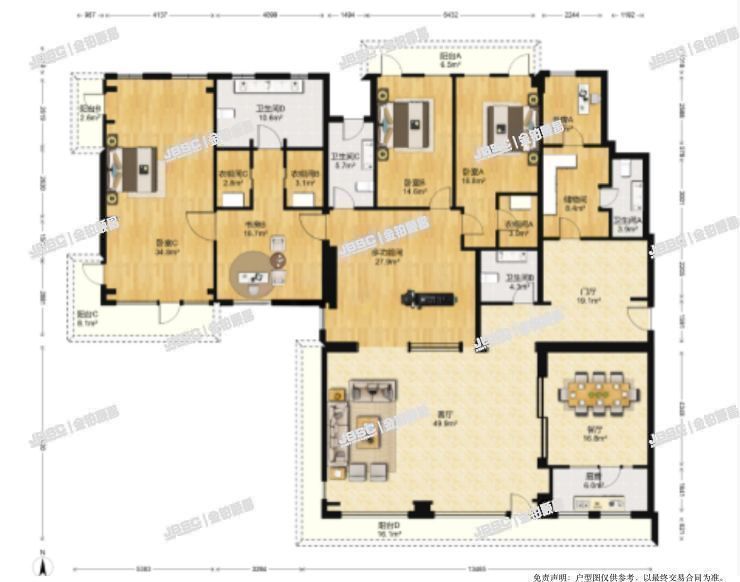 朝阳区 西大望路甲20号院2号楼404室（复地首府）