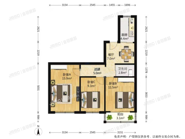 丰台区 海户西里26号楼907室