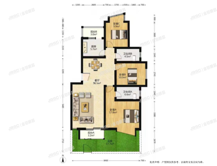 大兴区 育星苑5号楼1单元101室（蓝天花园）