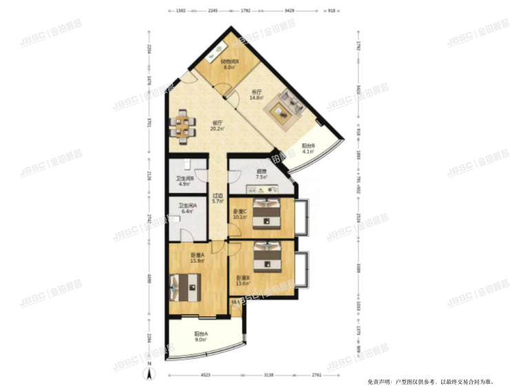 朝阳区 小庄6号1号楼14层17H（纽约豪园）