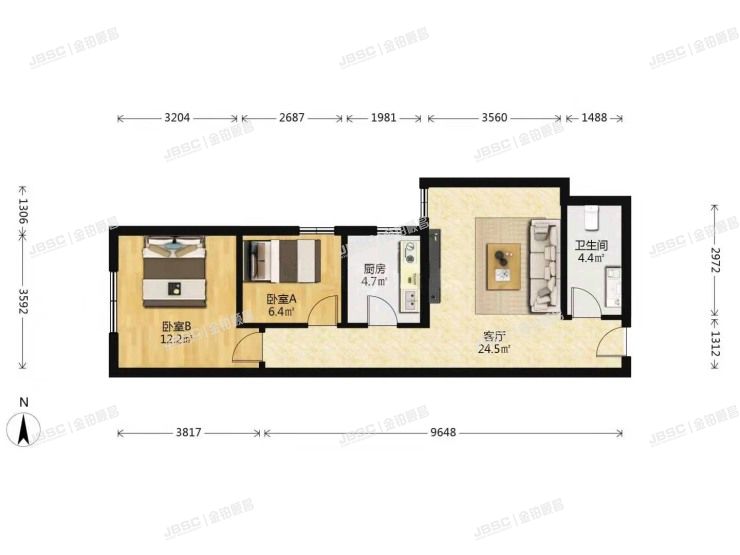 大兴区 鹿华路10号院20号楼1426室（南海雅苑北区）