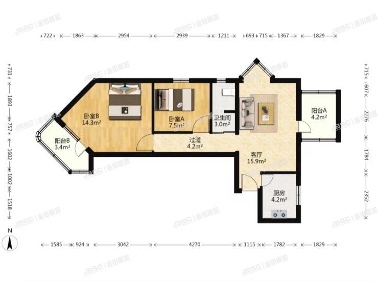 朝阳区 潘家园东里27号楼1708室