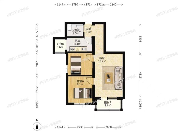 朝阳区 慈云寺41号楼702室
