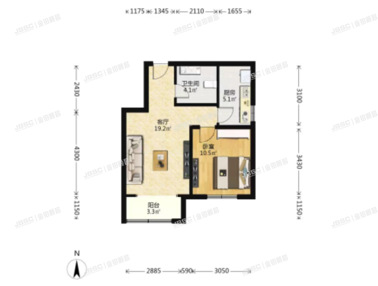 怀柔区 北房镇裕华园一区3号楼2单元1102室