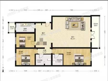 昌平区 天通苑三区13号楼1单元2室