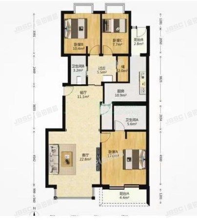 朝阳区 山水文园202号楼4单元602室