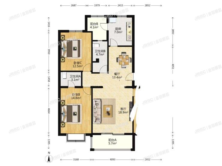 丰台区 富锦嘉园五区5号楼4单元101室