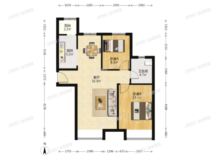 房山区 乐活家园40号1单元502室（天恒乐活城北区）