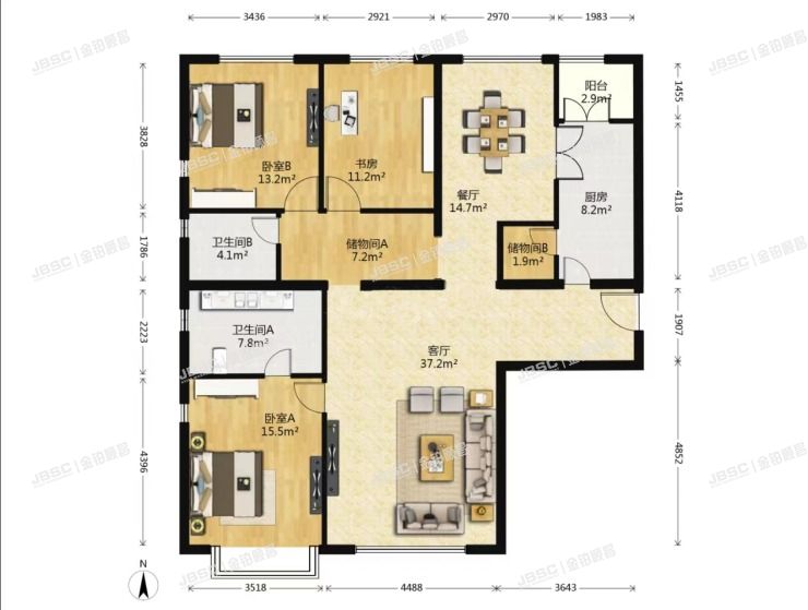 朝阳区 百子湾路32号院南6号楼26层B座3006室（苹果社区）