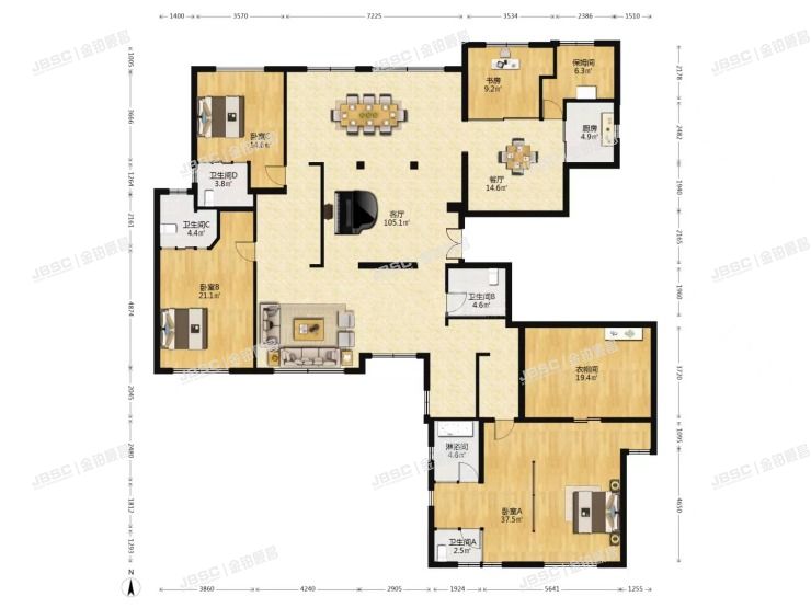 朝阳区 百子湾路32号院南6号楼27层B座3101室（苹果社区）