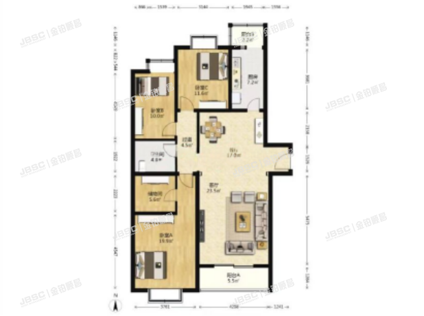 丰台区 骏景园南区3号楼2205室（珠江骏景园南区）