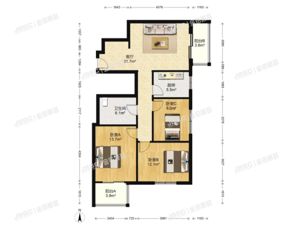 丰台区 开阳里七区4号楼1单元302室