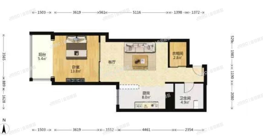 东城区 新中街18号院4号楼2308室（阳光都市）
