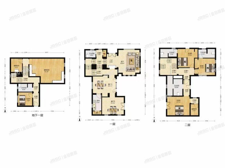 顺义区 右堤路1-203号-1至2层（纳帕尔湾）独栋别墅