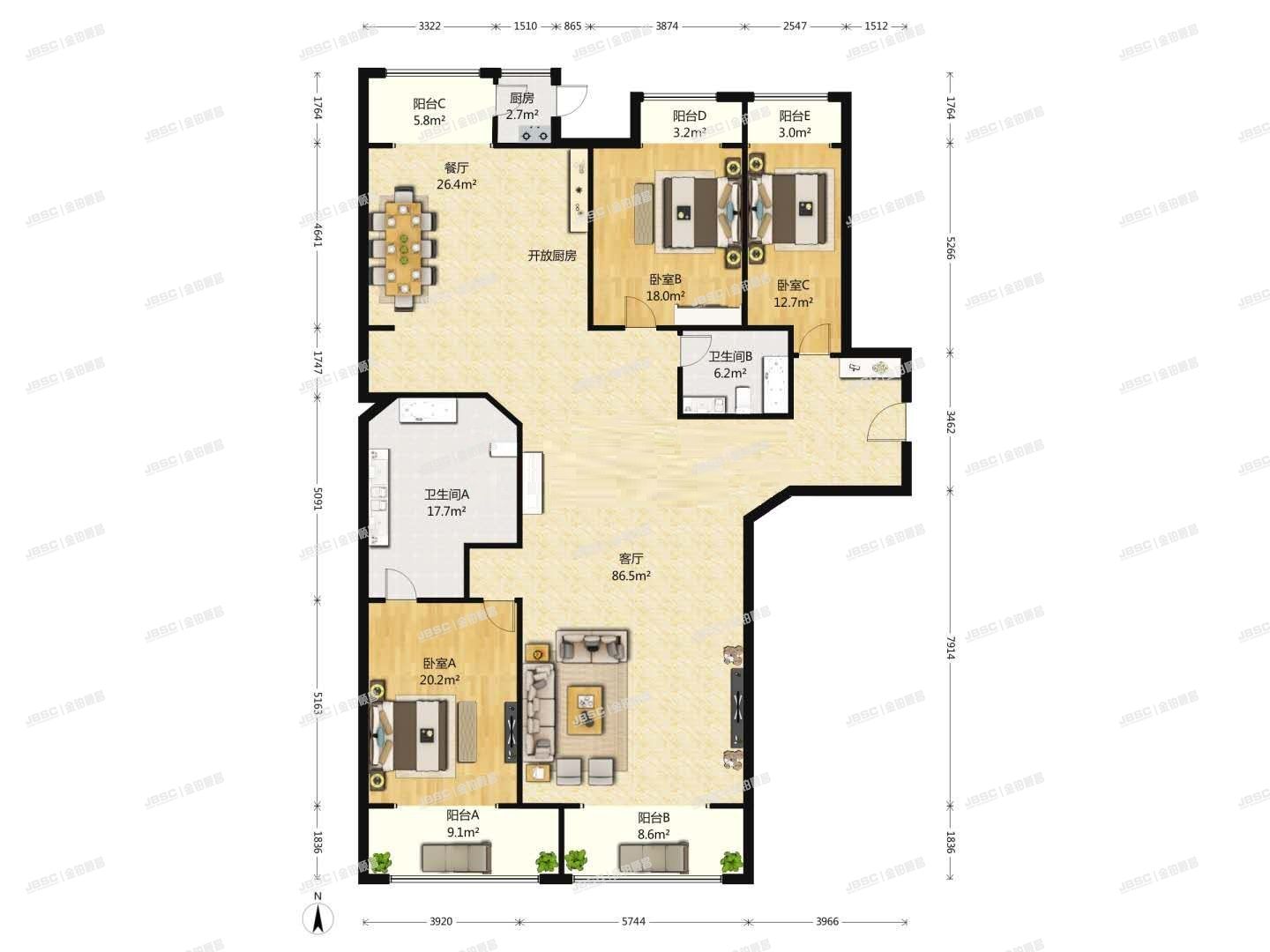 朝阳区 光华西里1号2号楼1层0101室（温莎大道）