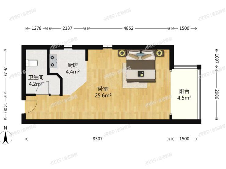 朝阳区 三里屯南路16号楼5层2-608室（泰悦豪庭）