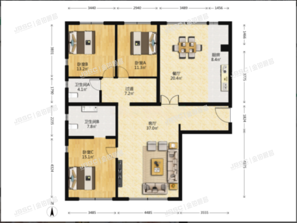 朝阳区 百子湾路32号院南8号楼23层B座2706室（苹果社区）