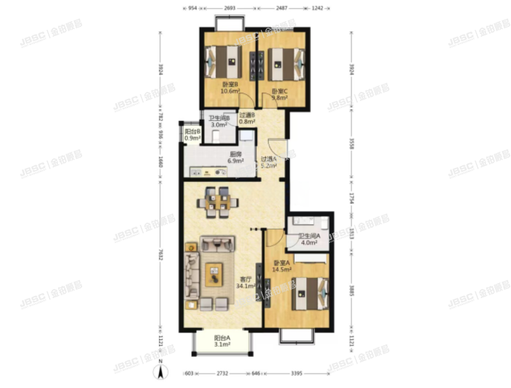 石景山区 西山枫林9号楼