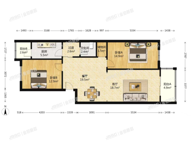 大兴区 清逸西园1号楼8单元602室