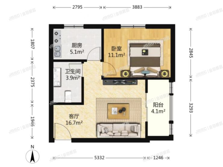 大兴区 成和园6号楼1单元101室