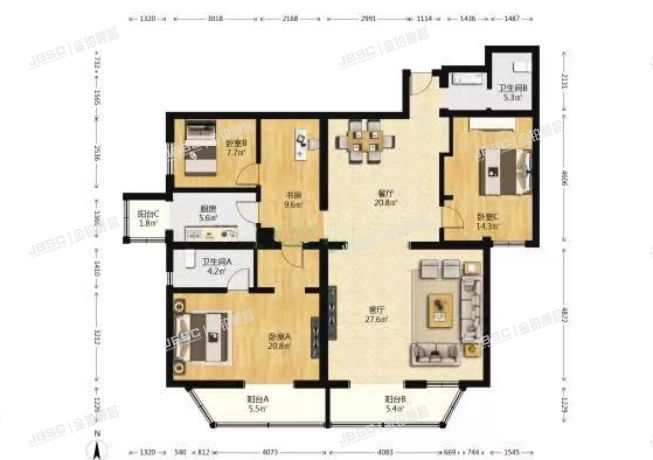 朝阳区 安慧北里安园6号楼1203室