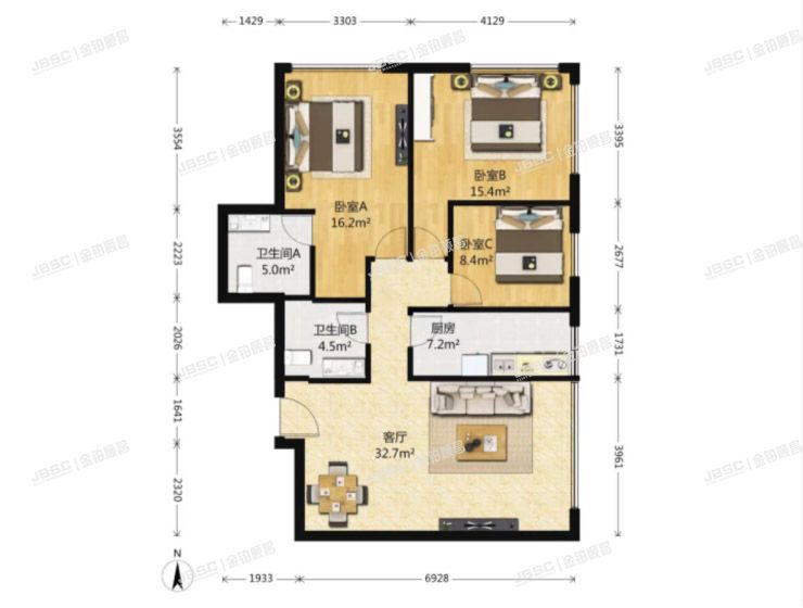 大兴区 君安国际2号楼19层2202室
