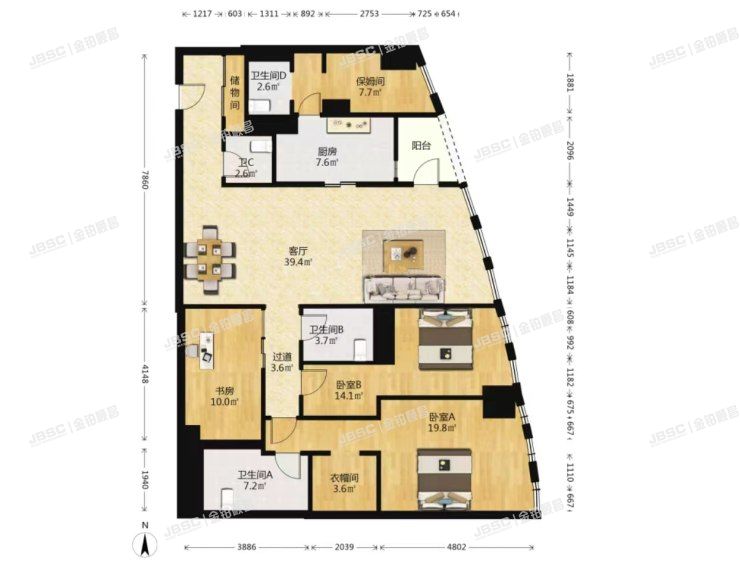 朝阳区 工人体育场北路8号院5号楼25层16-2902室（三里屯SOHO）