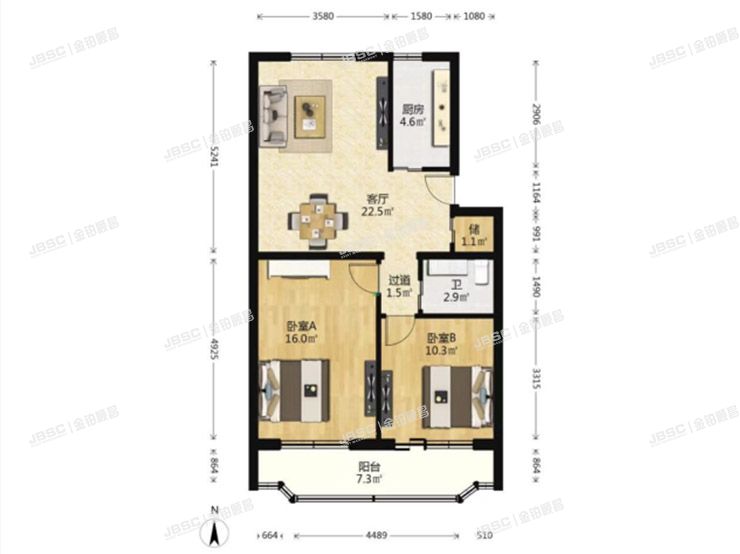 丰台区 芳星园三区甲20号楼2单元1102室