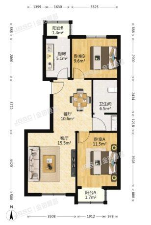 大兴区 康庄中巷4号院2号楼4单元501室