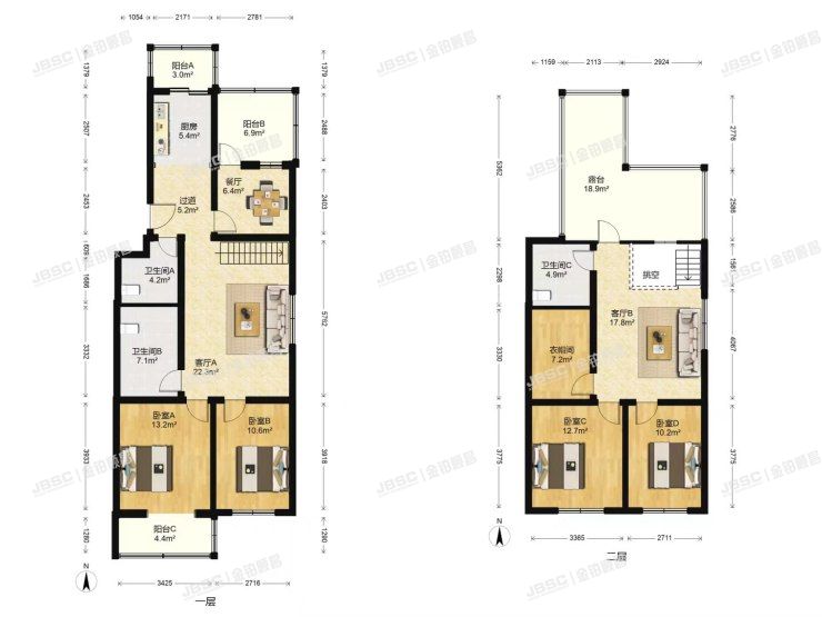房山区 昊天温泉家园12号楼5单元601室及地下室（复式）