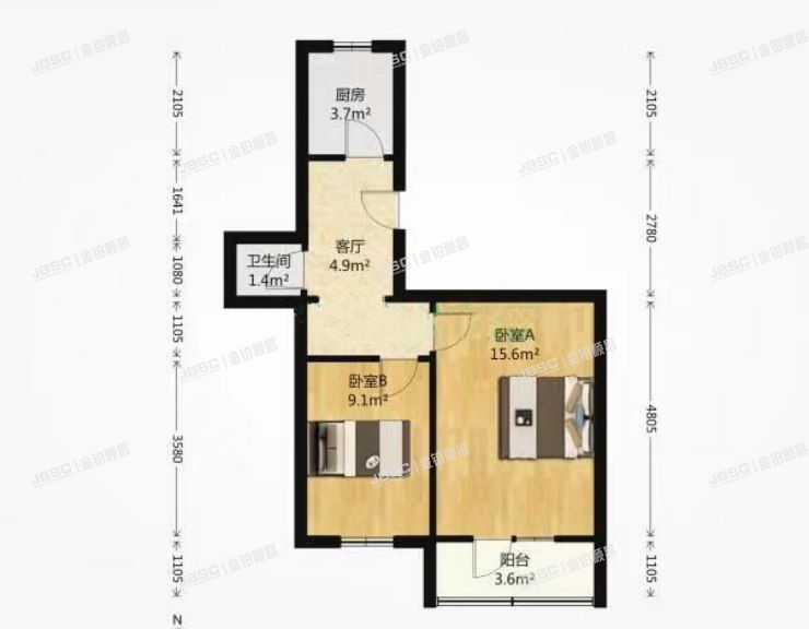 东城区 和平里一区6号楼8层4单元483室