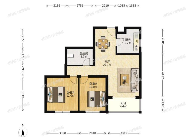 丰台区 益丰园1号楼1001室（三角地第二社区）