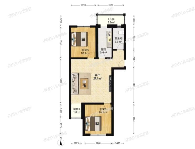 大兴区 福苑小区24号楼1单元103室